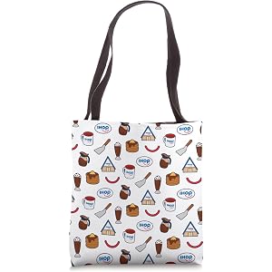 IHOP Breakfast Pattern Tote Bag