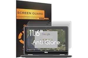 KEANBOLL 3 Pack Anti-Glare Screen Protector for 11.6 Inch Dell Chromebook 11, Chromebook 3100 3120 3180 3189 5190 3181 Screen Shield Guard, Eye Protection Anti Glare Anti Fingerprint Screen Filter