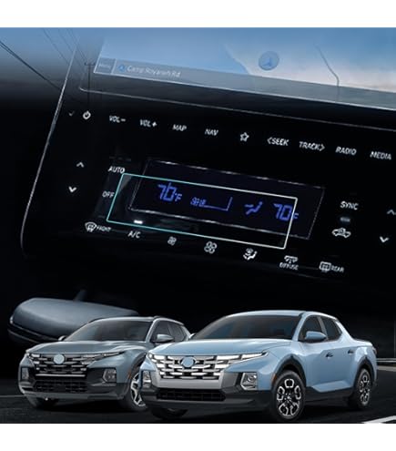 FIILINES 2-Pack Screen Protector For 2022-2024 Hyundai Tucson & Santa Cruz - 10.25 Inch Tempered Glass