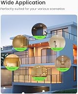 ALUSSO 6 Pack Square LED Downlights 7W Dimmable 3CCT 3000K 4000K 6500K IP44 view 7