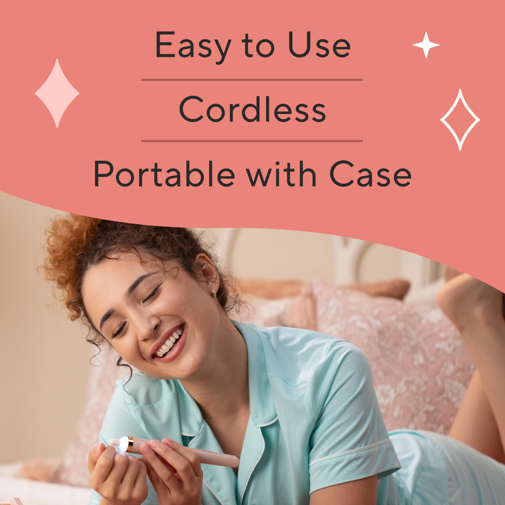 Finishing Touch Flawless Salon Nails Kit, Electronic Nail File and Full Manicure and Pedicure Tool - Image 6