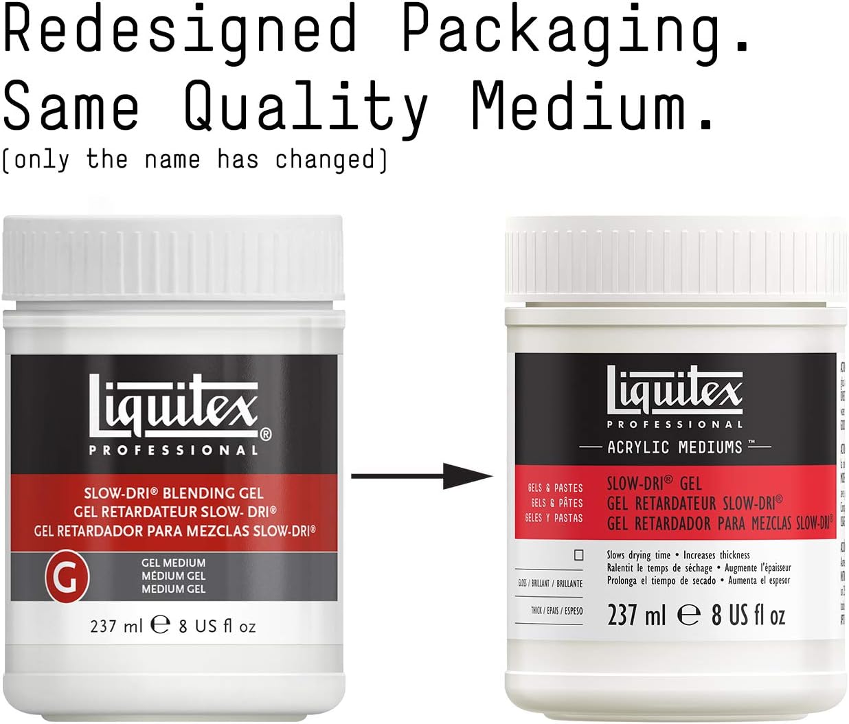 Liquitex Professional Slow-Dri Blending Gel Medium, 237 ml, Slow drying gel, 237 ml (Pack of 1) - Image 3