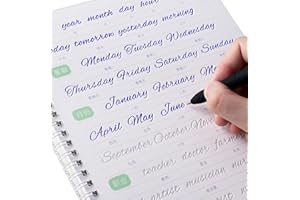 Fendawn Strive Beautiful Handwriting English Copybook Practice Copybook Board, Groove training copybook