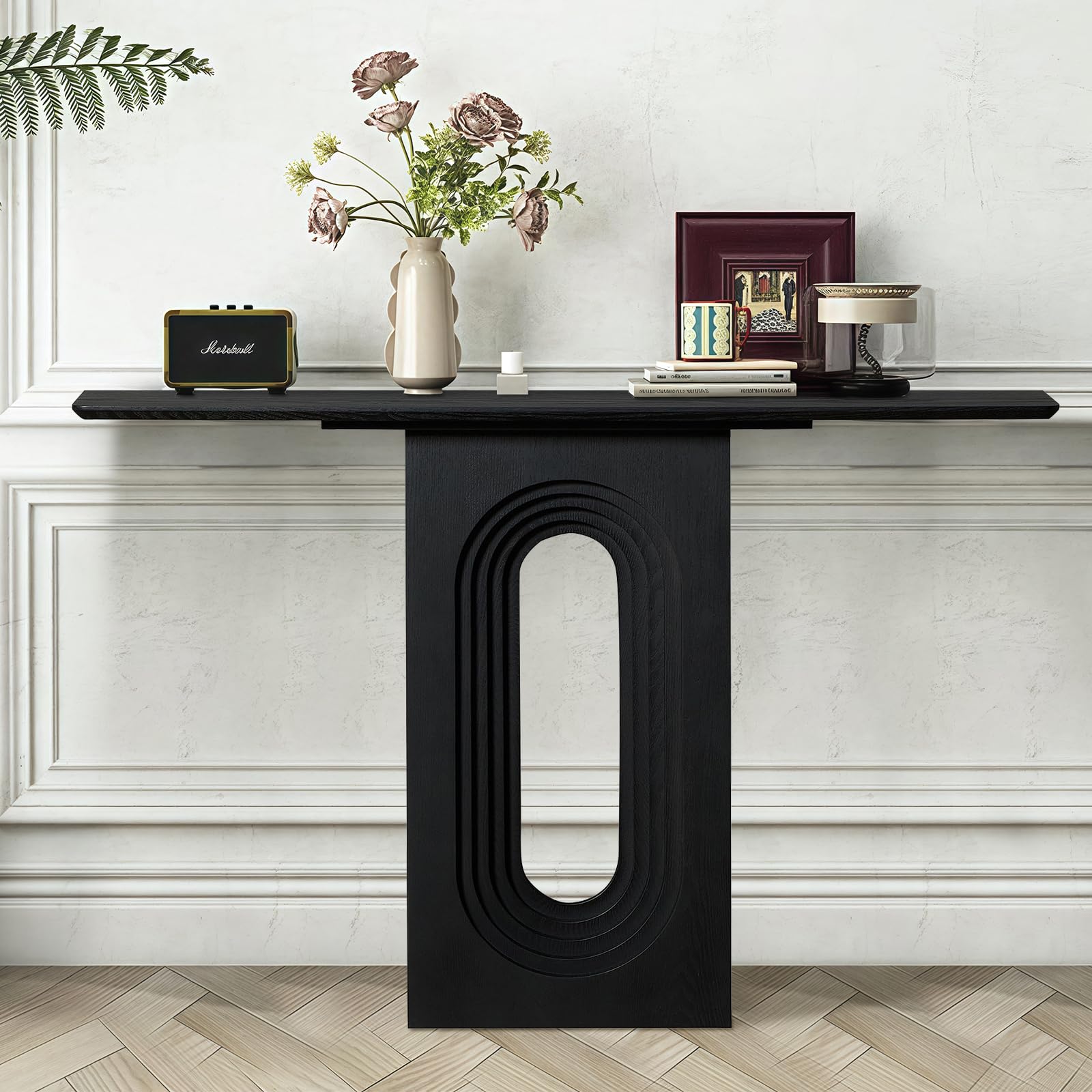 LKTART 47" MDF Console Table for Entryway, Narrow
