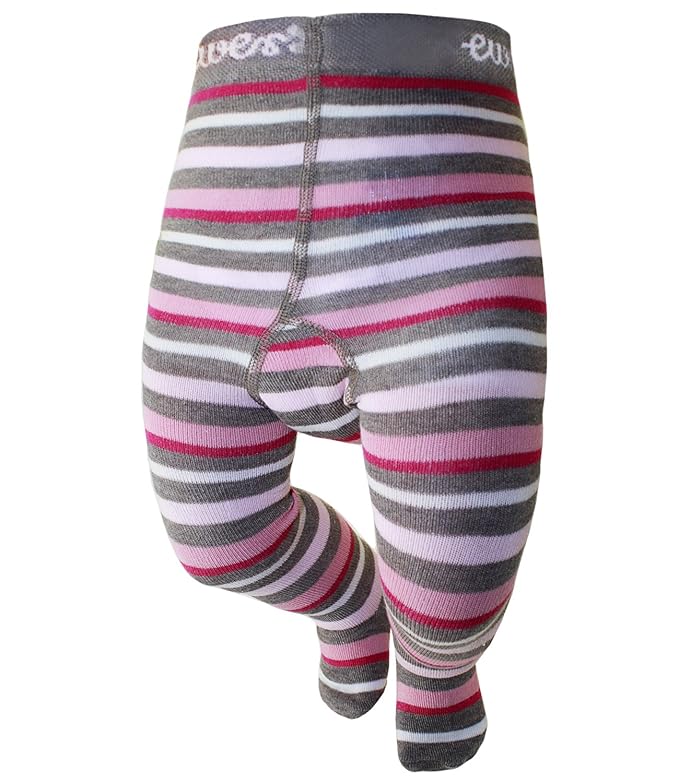 EveryKid Ewers 1er oder 2er Pack Mädchenstrumpfhose Strumpfhose Thermostrumpfhose Markenstrumpfhose Kleinkind Baby geringelt 