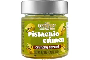 Crunchy Pistachio Butter, 7.5 oz, Sweet Spreadable Pistachio Cream with a Crunch, Pistachio Paste, Nut Butter, Product of Italy, Nappi 1911
