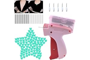 MACMIA Stitch Gun for Clothes, Quick Stitch Sewing Gun Fixer Effortlessly Fix, mini stitch gun for clothes with Store Box,Mini Tagging Gun for Clothing and Emergency Repairs(Pink)