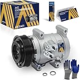 AISIN AFTERMARKET ACCT-00559 Air Conditioning AC Compressor with Clutch | Compatible with Toyota Tacoma 2005-2015 2.7L 4.0L