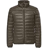 Men's Packable Puffer Jacket Lightweight Warm Winter Puffy Coats Windproof Insulated Jacket for Casual Hiking Travel