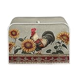 Annejudy Chicken Sunflower Pattern Toaster Cover 2