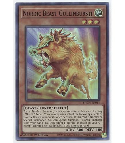 Amazon.com: YU-GI-OH! - Fenrir The Nordic Wolf (LC05-EN002) - Legendary  Collection 5D's - Limited Edition
