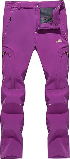 Amazon Tacvasen アウトドアパンツ レディース ロングパンツ 裏起毛 登山パンツ 撥水 ソフトシェルパン ストレッチ 防寒ズボン 通気性 春秋冬 ロングパンツ 通販