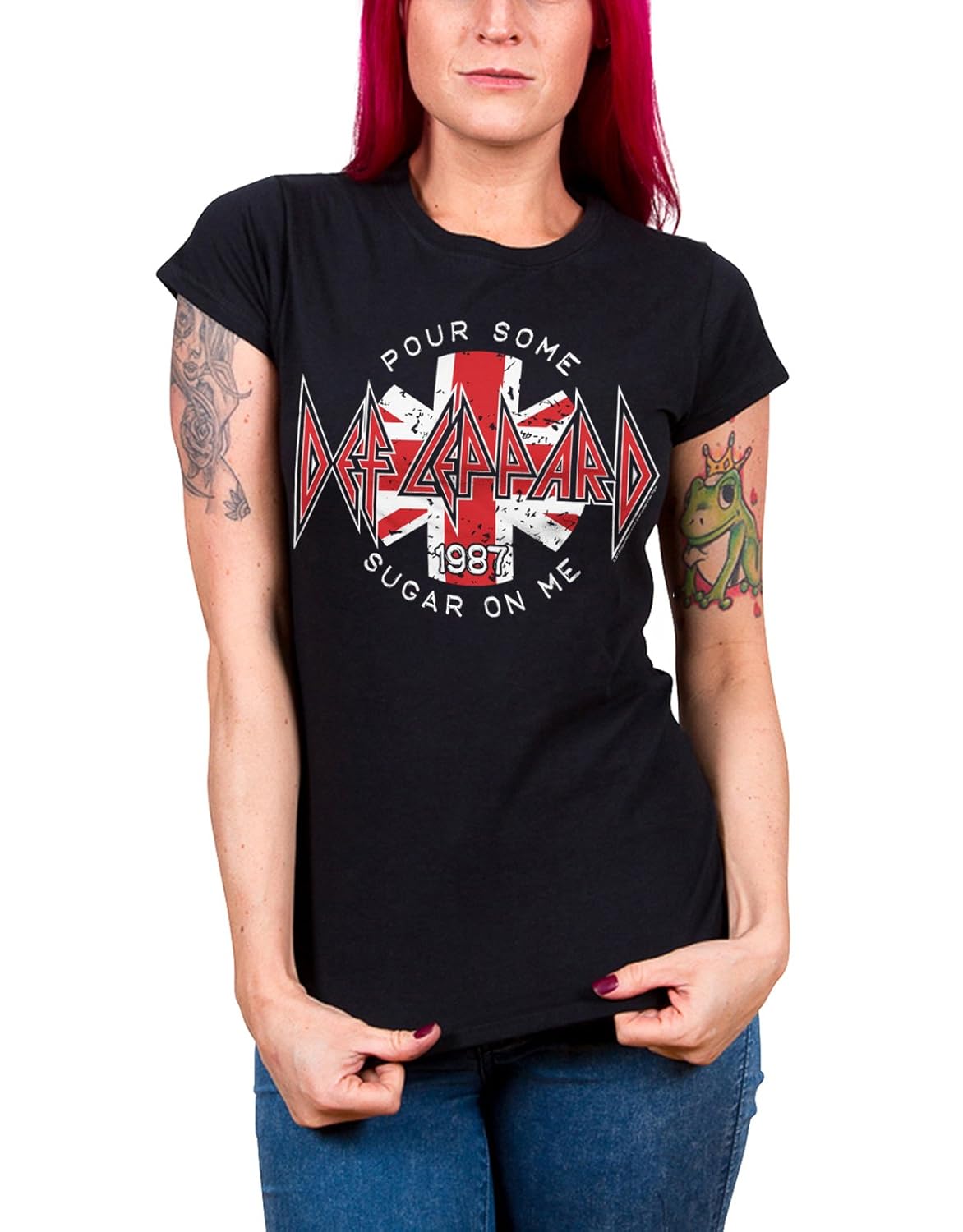 Def Leppard T Shirt Pour Some Sugar On Me Black | Kinihax