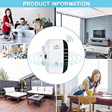 Ubcwin WiFi Booster Extender Repeater 3650 Sq.ft 45 Devices Ethernet Port view 8