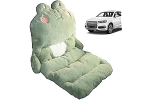 Cute Seat Cushion, Cute Frog Shape Soft Warm Car Seat Cushion, Non Slip Plush Chair Pad for Car, Office Chair, Bedroom, Playr