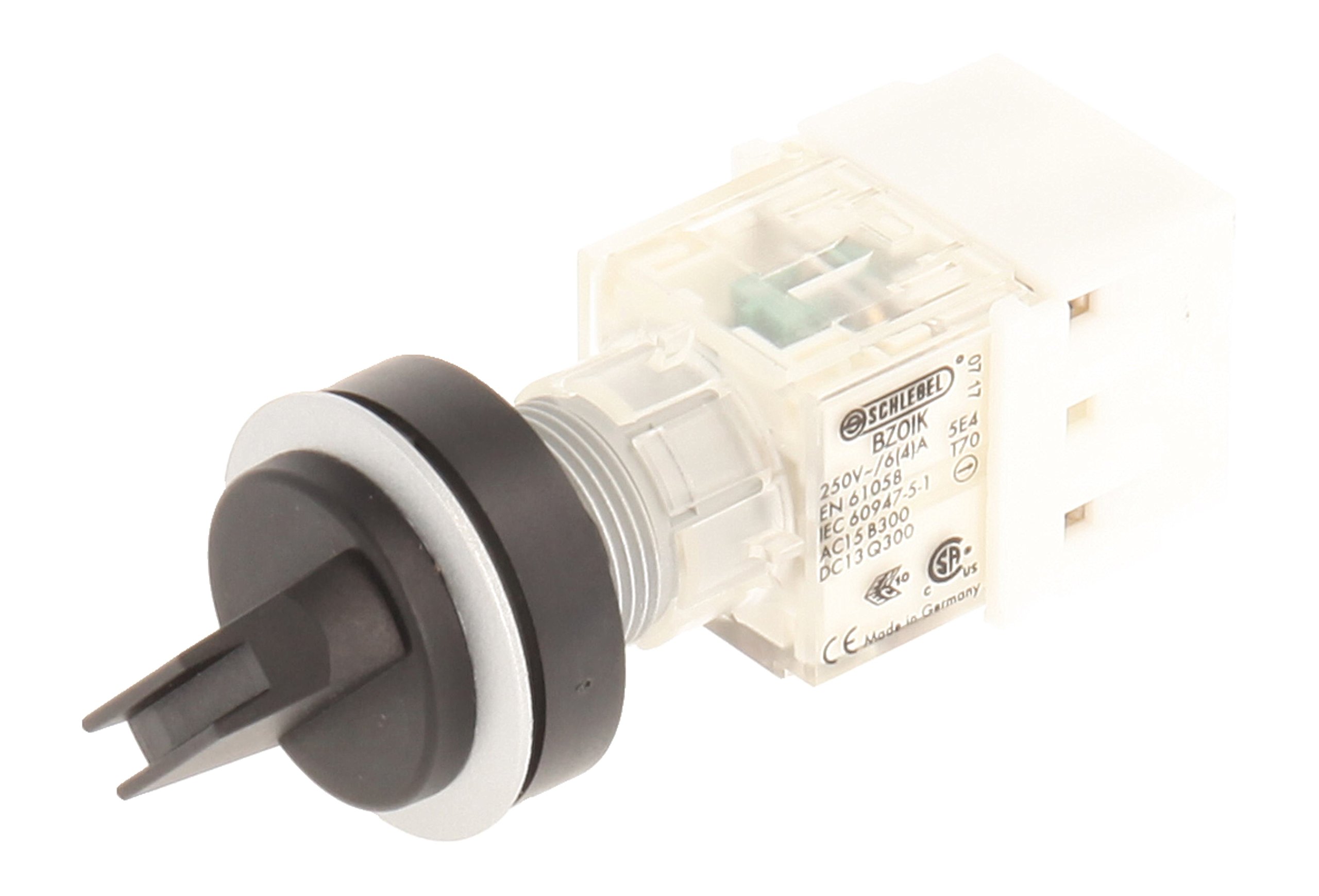 Club 23.001.240, rastend, 2 Positions Momentary Contact Master 1 N/O Contact With Bottle Opener and Screw Connector – Silver (Pack of 2)