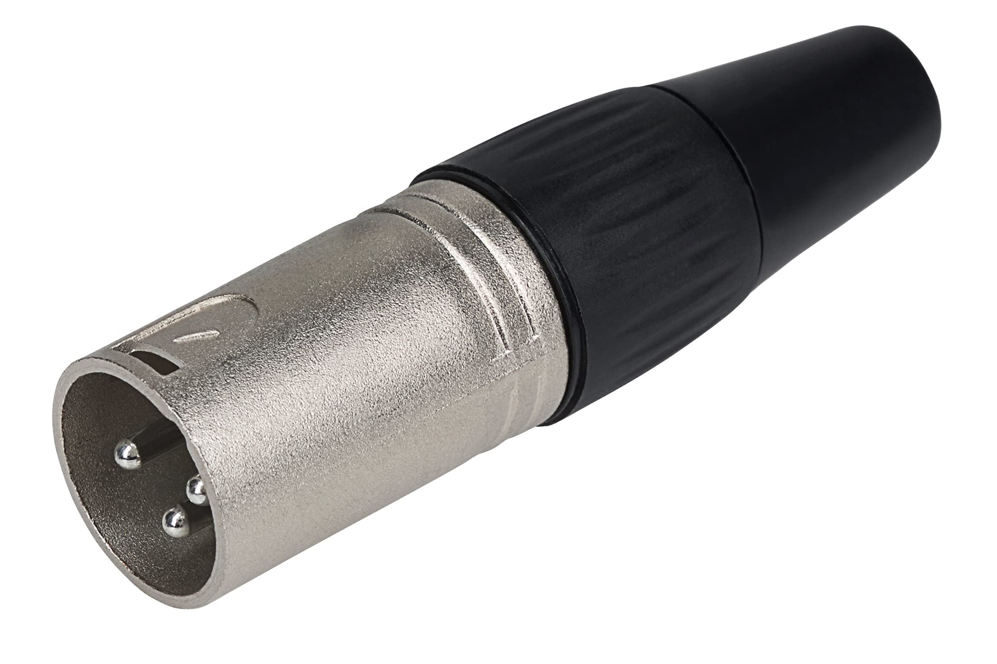 PROSOUND XLR Male Connector with 3 Copper Contacts Zinc Diecast Shell