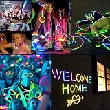 Vicloon 100 Glow Sticks with Connectors Neon Party Lights for Bracelets view 3