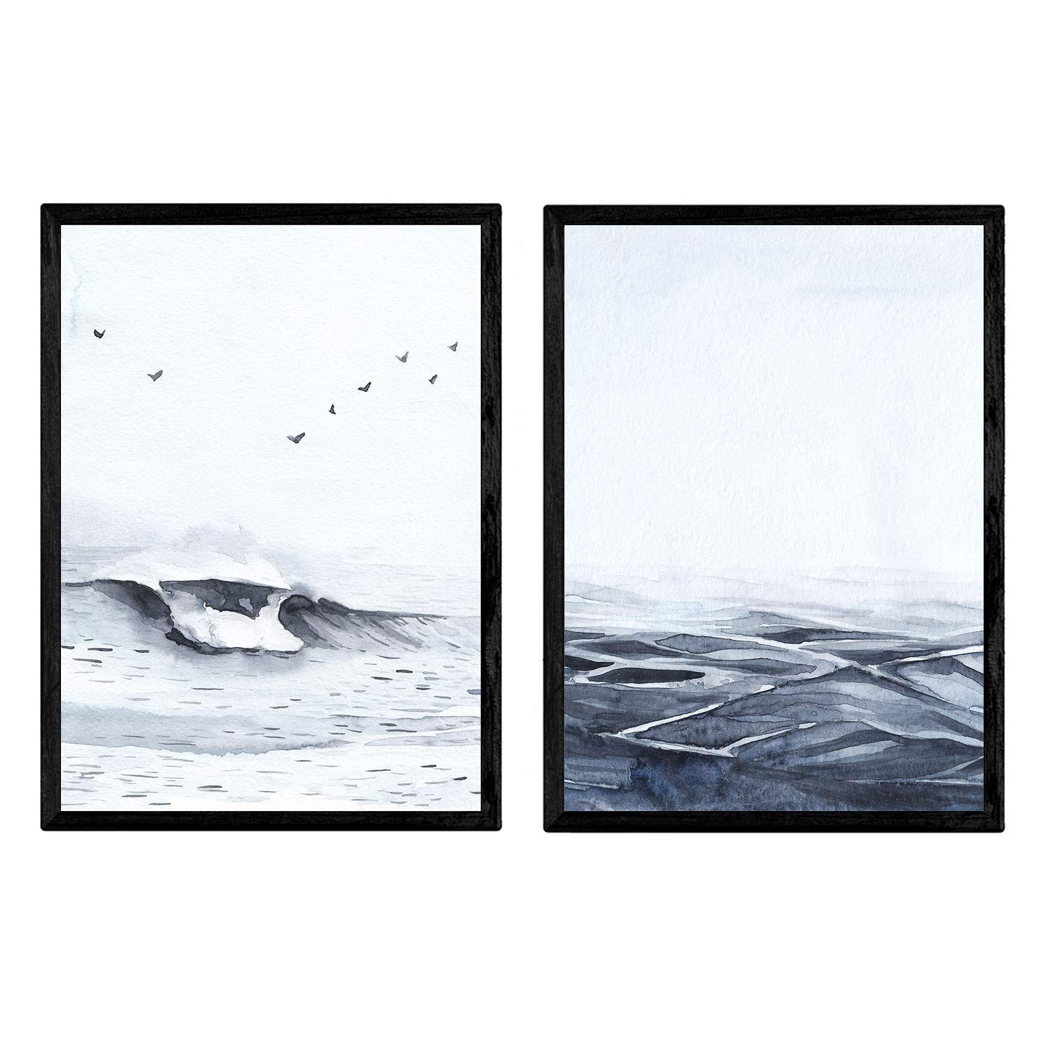 Nacnic Set two sheets Mediterranean. EnmarcarTamaño Nordic style sheets for A3