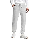 CRZ YOGA Cotton Fleece Lined Sweatpants for Men 30" - Classic Fit Casual Lounge Cozy Sweat Pants Joggers with Zipper Pockets