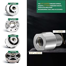HAowosi Lathe Headstock Spindle Adapter,Converts FT