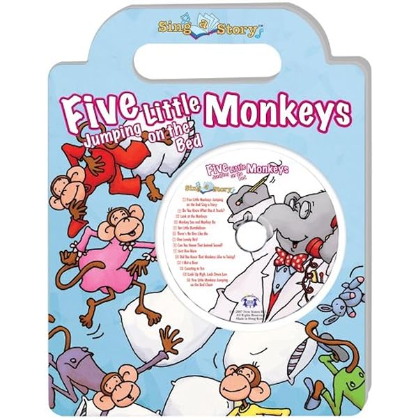 Amazon.com: Five Little Monkeys Jumping on the Bed (Book & CD