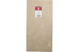 MIDWEST PRODUCTS CO. Midwest Products 5120 Birch Plywood, 1/64 x 6 x 12-Inch