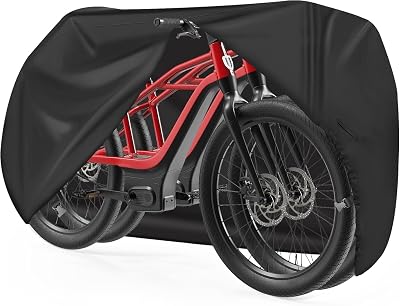Zettum 2-Bike Cover 600D PU Waterproof Heavy Duty Outdoor Storage