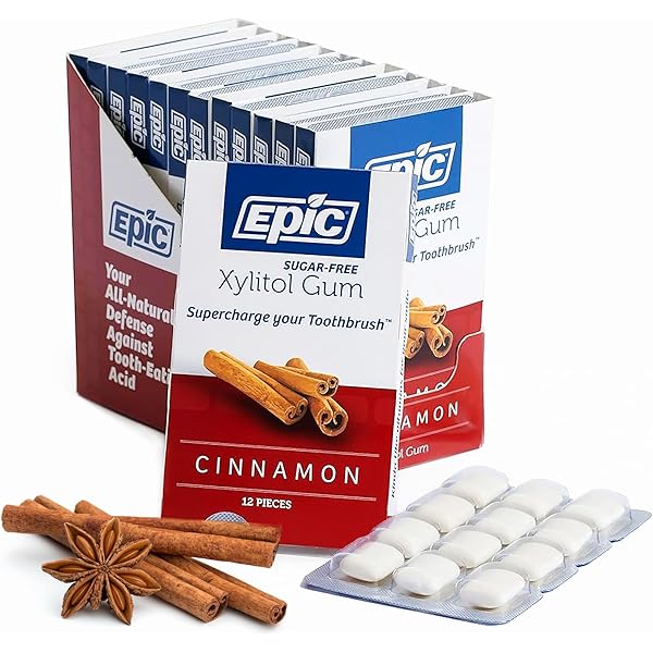 thumbnail image 2 of Epic Dental - Xylitol Gum - Peppermint - 50 Count, 1 Pack/50 Count... 2 of 11