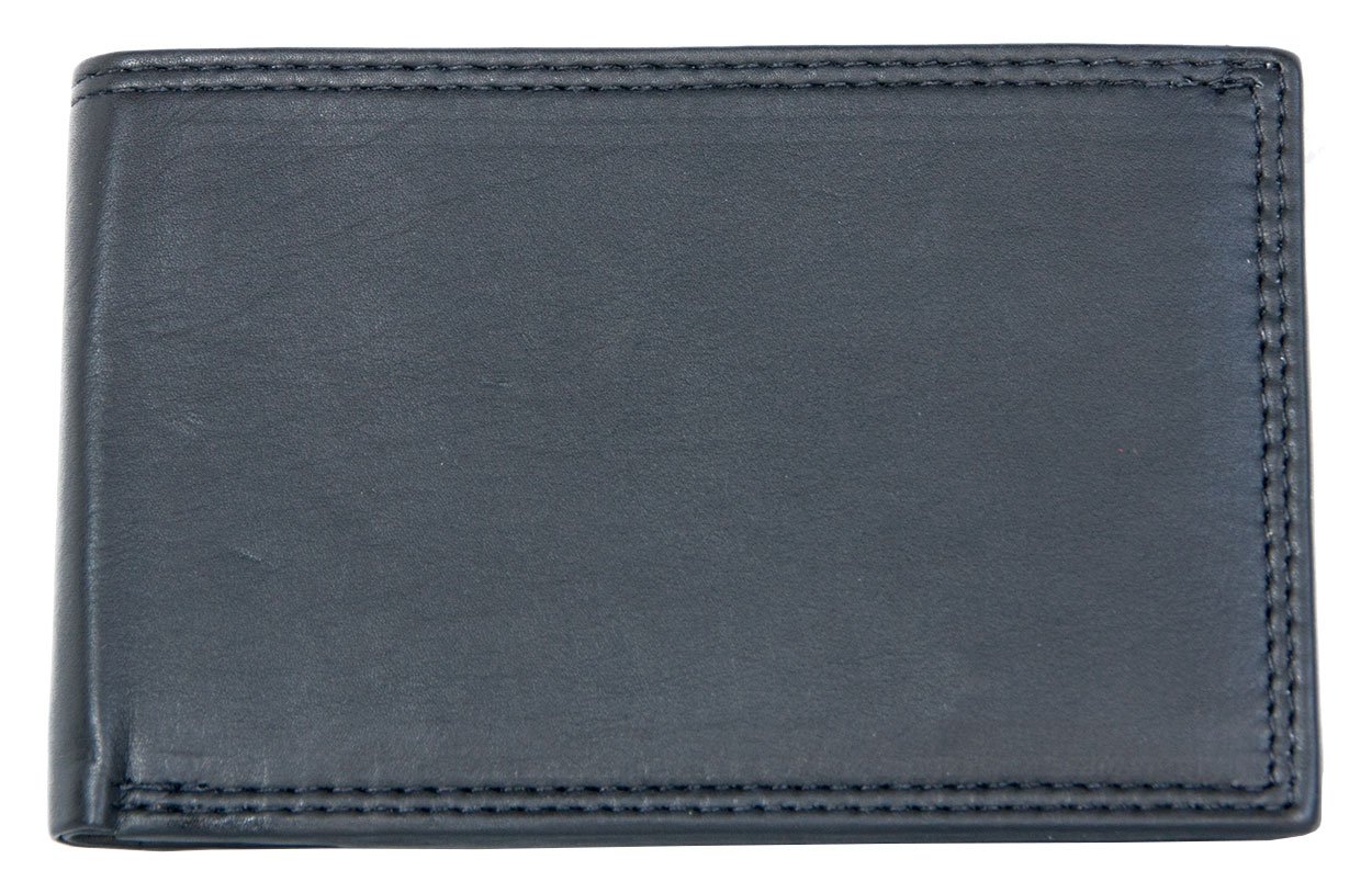 Men's Small Pocket Sized Genuine Leather Wallet Without Any Logos Or Markings