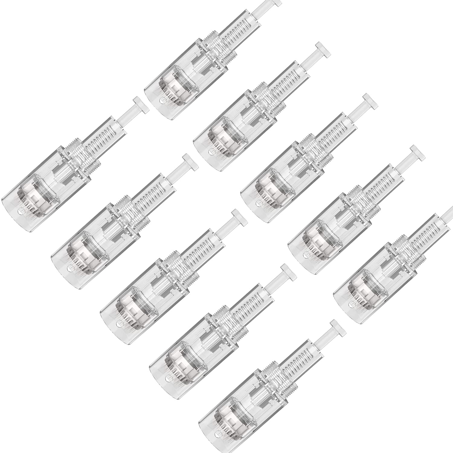 ALIWOD 36 Pin Micro Needling Cartridge 10PCS for Microneedling Derma Pen Disposable Replacement Needles Cartridges Parts Screw slot/Thread-Slot Needles Individually and Sealed Bags (36PIN)