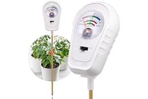 BANDQ Soil Test Kit 3-in-1, Soil PH Meter, Soil Moisture Meter, Fertility Soil Tester, Soil Tester for Garden, Lawn, Farm, Indoor & Outdoor Use (No Battery Required)