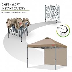 MASTERCANOPY Durable Pop-up Canopy Tent with 1