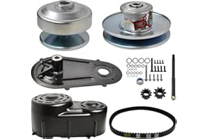 JNDO 40 Series Torque Converter Kit with 1" Bore Driver 3/4" Driven Fit for 8hp-16hp engines Predator 420cc Comet 209133A Manco 2432 Go Kart Kit