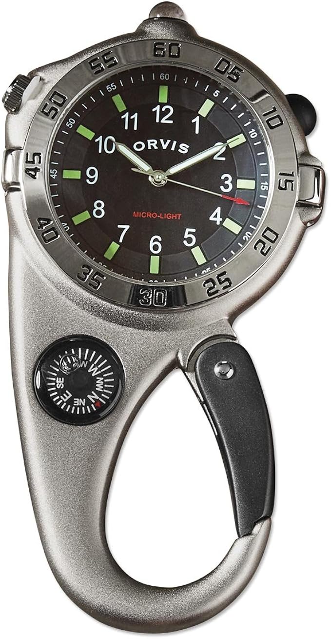 Orvis Ultimate Carabiner Compass Watch, Silver Amazon.ca Watches