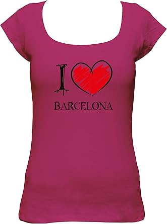 camiseta rosada del barcelona para mujer