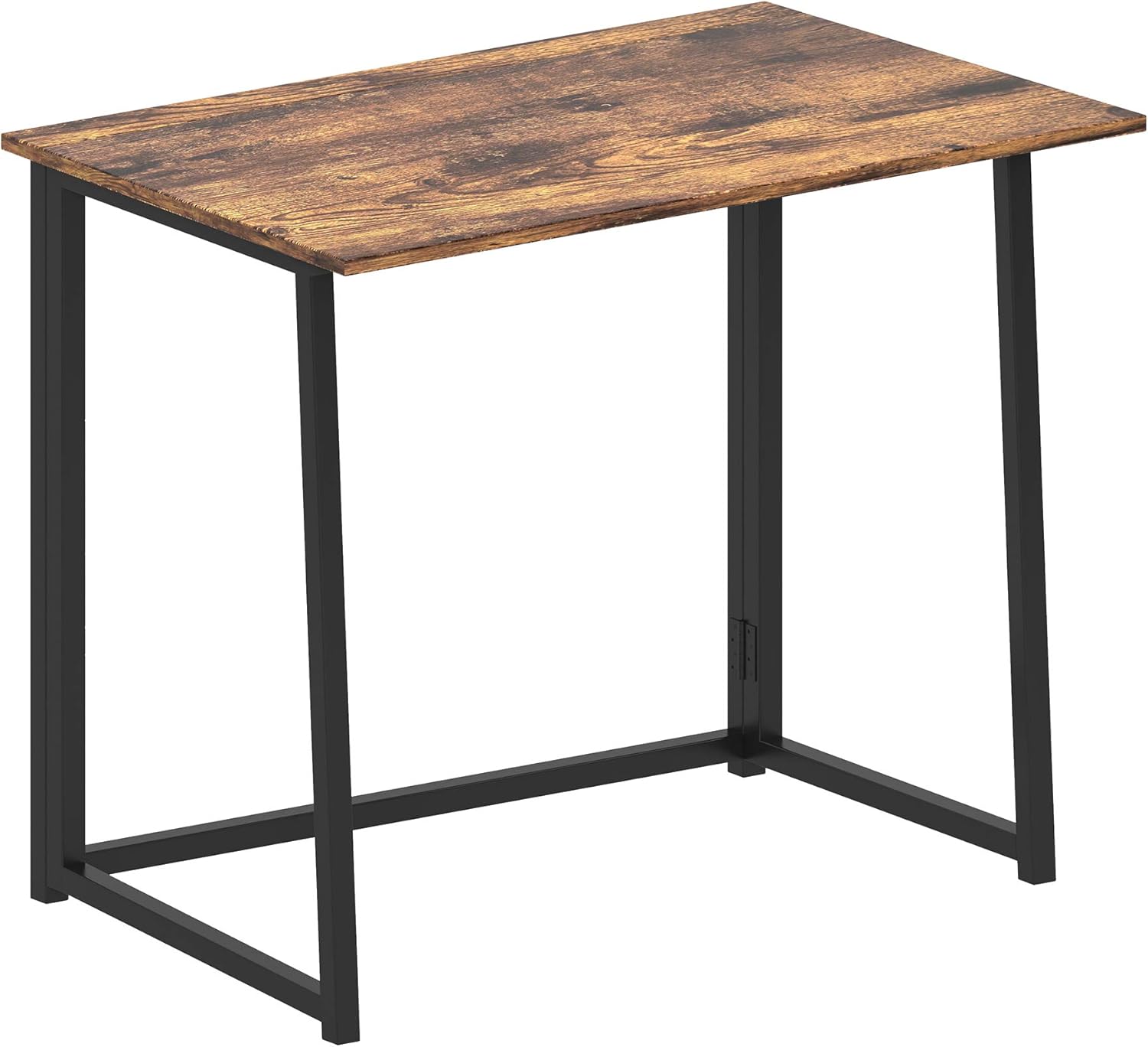 GHQME Folding Desk,Laptop Desk Home Office Desk Study Writing Desk No-Assembly Small Space (Fire Board): Kitchen & Dining