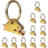 lifgarfe 10PCS Heavy Duty E-Track Tie Down O Ring E-Track Ring for E-Track Tie Down Rail/Single System