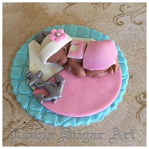 Amazon Com Baby Shower Cake Topper Nautical Baby Shower Cake