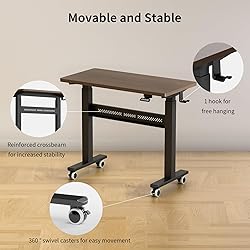 WALKINGDESK Mobile Walking Pad Desk with