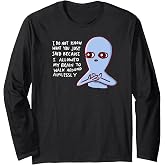 Threadless Nathan W. Pyle Aimlessly Graphic Long Sleeve T-Shirt