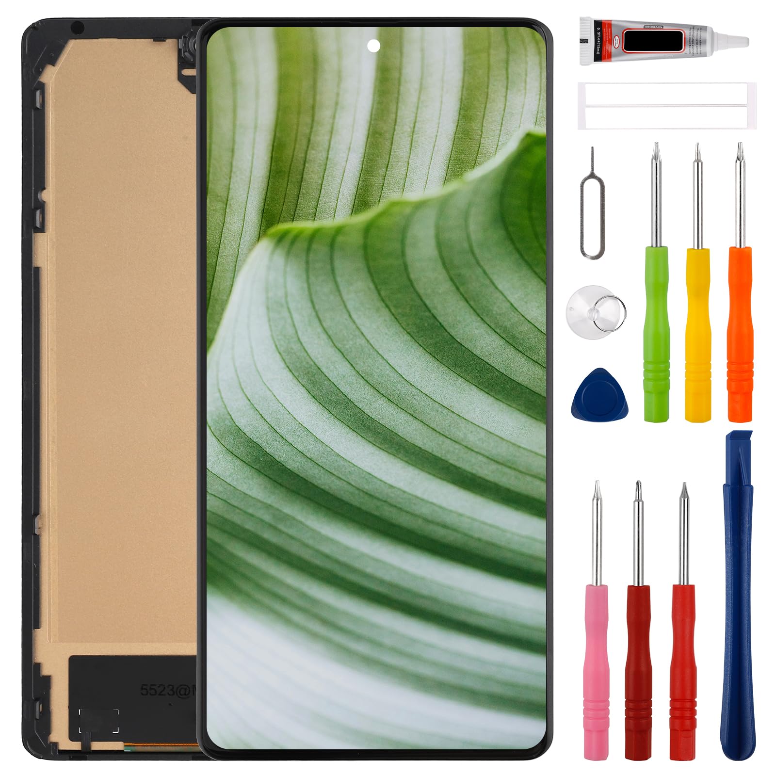 Photo 1 of [with Bracket] SWARK New TFT LCD Display Replacement for Pixel 7 Pro GP4BC GE2AE LCD Screen Digitizer Assembly Replacement with Upgraded Repair Tools Kit-NO Fingerprint Function