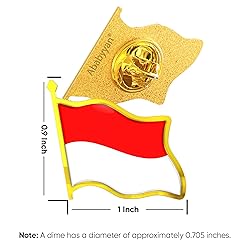 Indonesia Flag Lapel Pin - Enamel Metal National