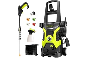 POLARCOFORGECO Electric Pressure Washer 4200PSI Max 2.8 GPM Power Washer with 25FT Hose & 35FT Power Cord 4 Different Pressure Tips, Foam Cannon, Power Washer Electric Powerd for Patios Car Garden
