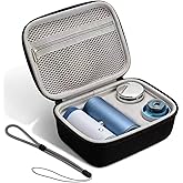 GENCAM Hard Carrying Case Compatible with Shark ChillPill(Black) | Portable Hard Shell Travel Case Compatible with Shark ChillPill for Fan &amp; Accessories with ChillPill Wristlet Attachment