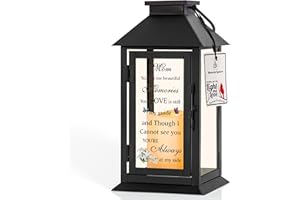 HN HAIINAA Memorial Lantern - Bereavement Sympathy Gifts for Loss of Mother Memorial Gifts for Loss of Mother Thoughtful Funeral Gifts for Loss of Mother Remembrance Gifts for Loss of Loved One