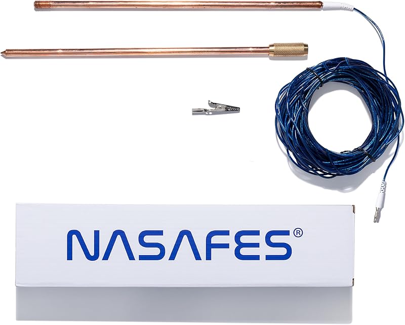 Nasafes Grounding Rod Kit for Electric Fence Generator Earthing Portable Plug &