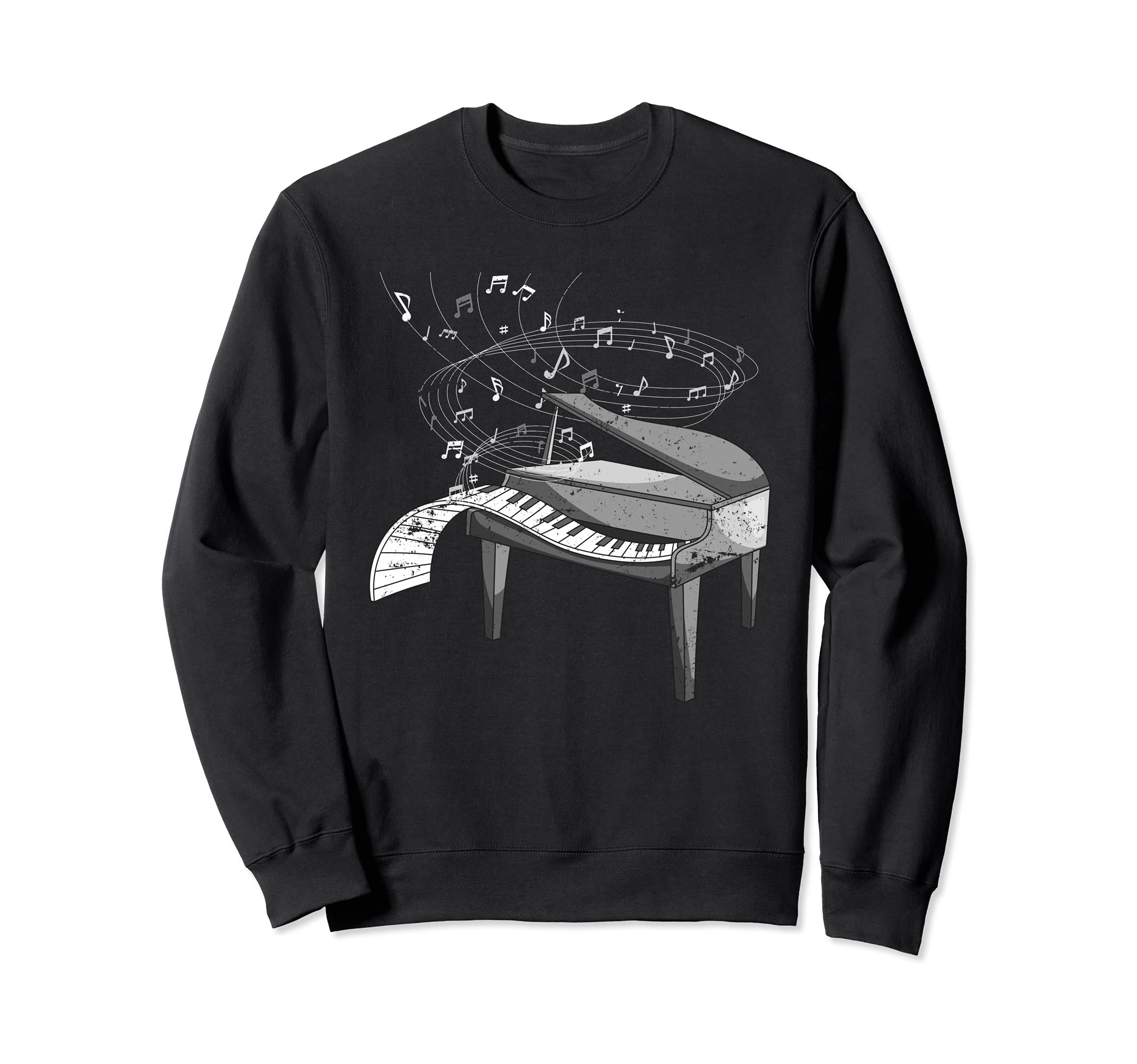 Keyboard Musician Piano Player Pianist Music Notes Piano Sweatshirt