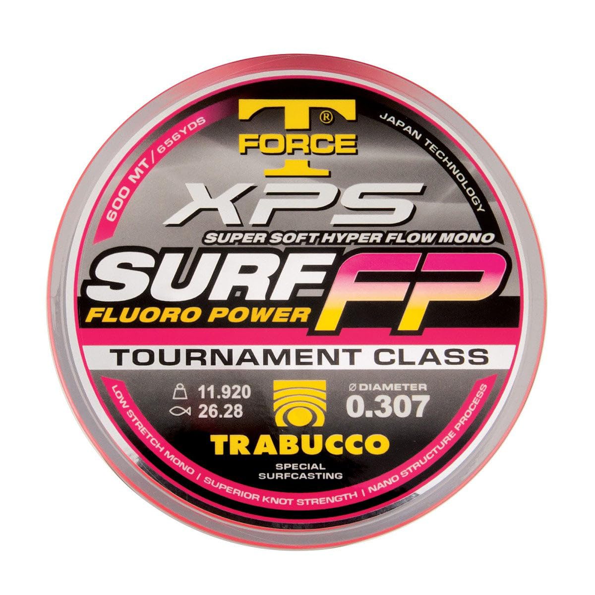 Trabucco MONOFILO Super Fluoro Pink 600 m