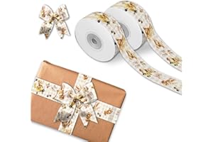 Bear Ribbon 10 Yards Bear Ribbon for Baby Shower Birthday Decorations, Classic Grosgrain Ribbon (1 Roll - 0.9 Inch Wide)